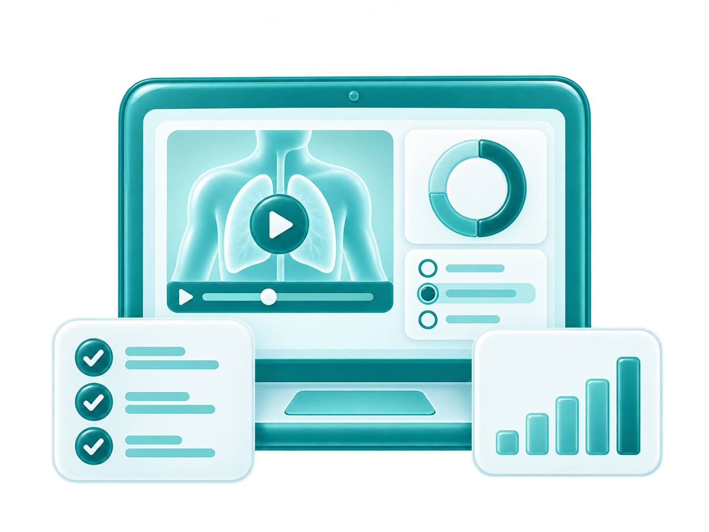 Digitale interaktive Trainings- und Lernoberfläche